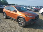 2015 Jeep Cherokee Trailhawk Orange vin: 1C4PJMBS0FW693577