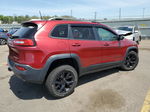 2016 Jeep Cherokee Trailhawk Red vin: 1C4PJMBS0GW146066