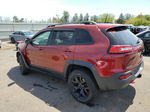 2016 Jeep Cherokee Trailhawk Красный vin: 1C4PJMBS0GW146066