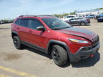 2016 Jeep Cherokee Trailhawk Red vin: 1C4PJMBS0GW146066