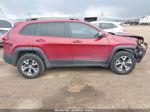 2016 Jeep Cherokee Trailhawk Red vin: 1C4PJMBS0GW256213