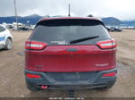 2016 Jeep Cherokee Trailhawk Red vin: 1C4PJMBS0GW256213