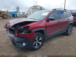 2016 Jeep Cherokee Trailhawk Red vin: 1C4PJMBS0GW256213