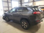 2014 Jeep Cherokee Trailhawk Gray vin: 1C4PJMBS1EW137650