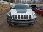 2014 Jeep Cherokee Trailhawk White vin: 1C4PJMBS1EW200410