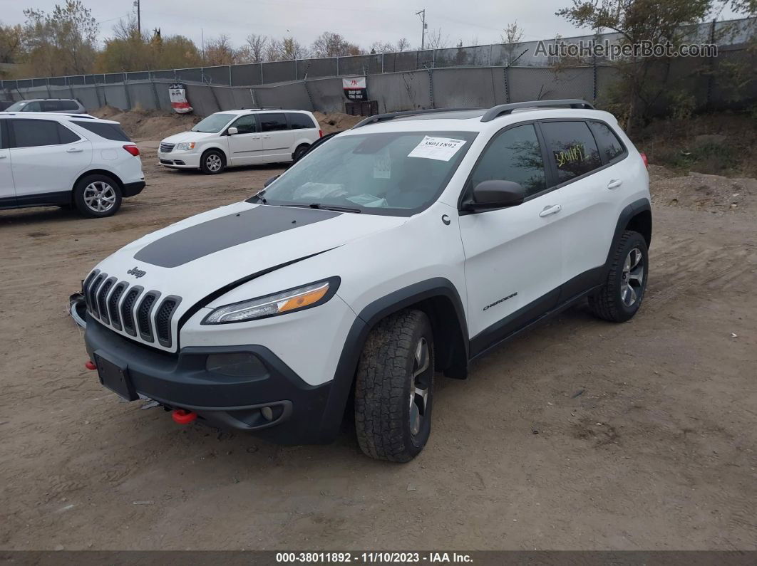 2014 Jeep Cherokee Trailhawk Белый vin: 1C4PJMBS1EW201718