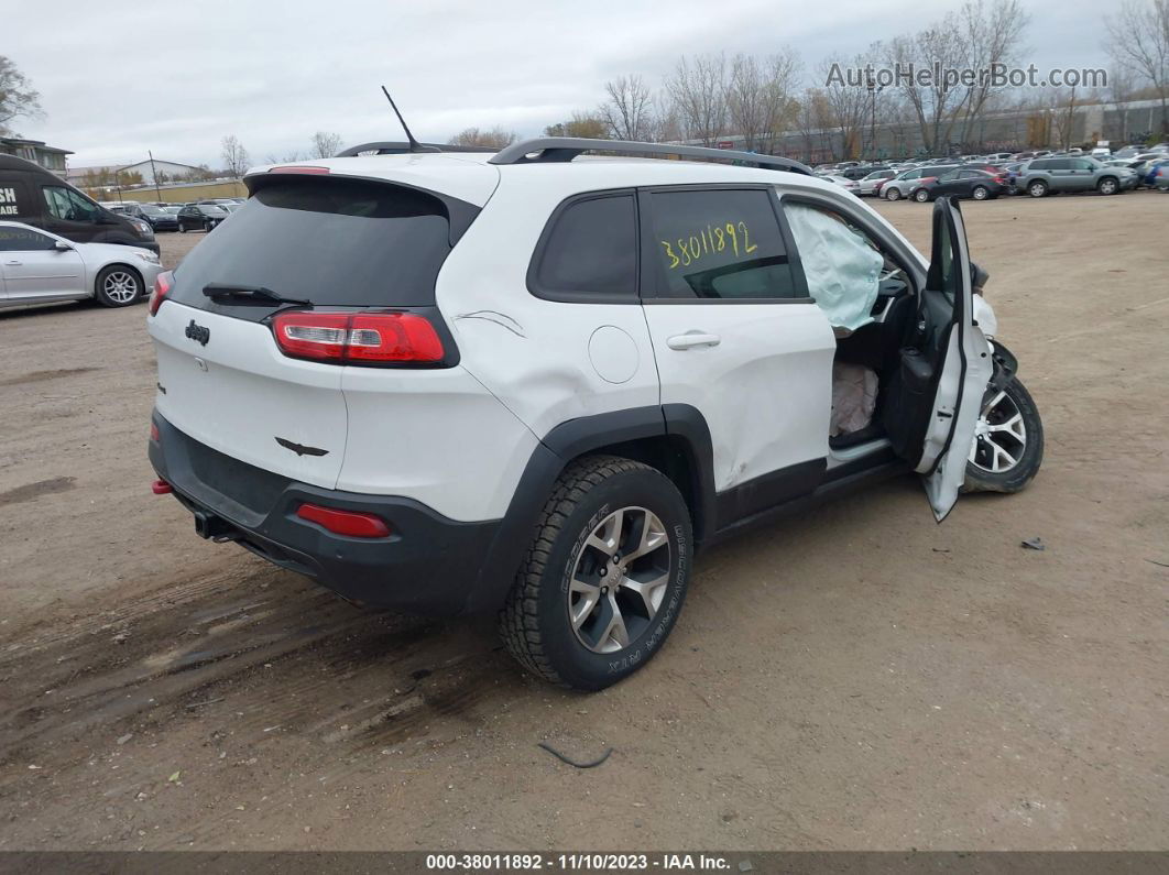 2014 Jeep Cherokee Trailhawk Белый vin: 1C4PJMBS1EW201718