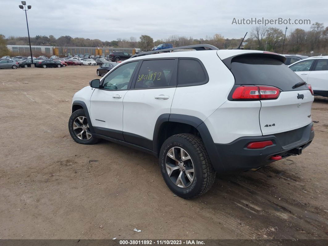 2014 Jeep Cherokee Trailhawk Белый vin: 1C4PJMBS1EW201718