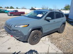 2015 Jeep Cherokee Trailhawk Gray vin: 1C4PJMBS1FW520621