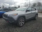 2016 Jeep Cherokee Trailhawk Silver vin: 1C4PJMBS1GW295912