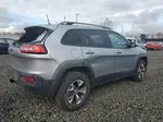 2016 Jeep Cherokee Trailhawk Silver vin: 1C4PJMBS1GW295912