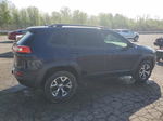 2014 Jeep Cherokee Trailhawk Blue vin: 1C4PJMBS2EW180250