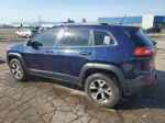 2014 Jeep Cherokee Trailhawk Blue vin: 1C4PJMBS2EW180250