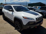 2015 Jeep Cherokee Trailhawk White vin: 1C4PJMBS2FW652299