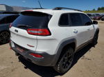 2015 Jeep Cherokee Trailhawk White vin: 1C4PJMBS2FW652299