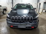 2016 Jeep Cherokee Trailhawk Black vin: 1C4PJMBS2GW228803