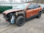 2016 Jeep Cherokee Trailhawk Orange vin: 1C4PJMBS2GW300762