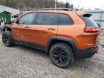 2016 Jeep Cherokee Trailhawk Orange vin: 1C4PJMBS2GW300762