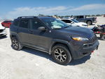 2016 Jeep Cherokee Trailhawk Gray vin: 1C4PJMBS3GW143517