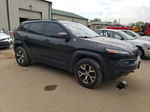 2014 Jeep Cherokee Trailhawk Black vin: 1C4PJMBS4EW267891