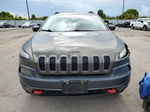 2015 Jeep Cherokee Trailhawk Зеленый vin: 1C4PJMBS4FW650134