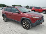 2015 Jeep Cherokee Trailhawk Red vin: 1C4PJMBS4FW668097