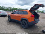 2016 Jeep Cherokee Trailhawk Orange vin: 1C4PJMBS4GW119338