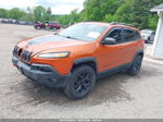 2016 Jeep Cherokee Trailhawk Orange vin: 1C4PJMBS4GW119338