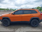 2016 Jeep Cherokee Trailhawk Orange vin: 1C4PJMBS4GW119338