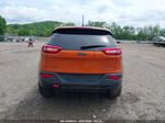 2016 Jeep Cherokee Trailhawk Orange vin: 1C4PJMBS4GW119338