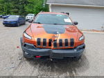 2016 Jeep Cherokee Trailhawk Orange vin: 1C4PJMBS4GW119338