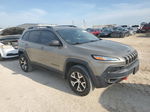 2016 Jeep Cherokee Trailhawk Brown vin: 1C4PJMBS4GW359103