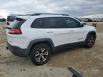 2014 Jeep Cherokee Trailhawk White vin: 1C4PJMBS5EW251702