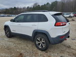 2014 Jeep Cherokee Trailhawk White vin: 1C4PJMBS5EW251702