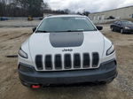 2014 Jeep Cherokee Trailhawk White vin: 1C4PJMBS5EW251702