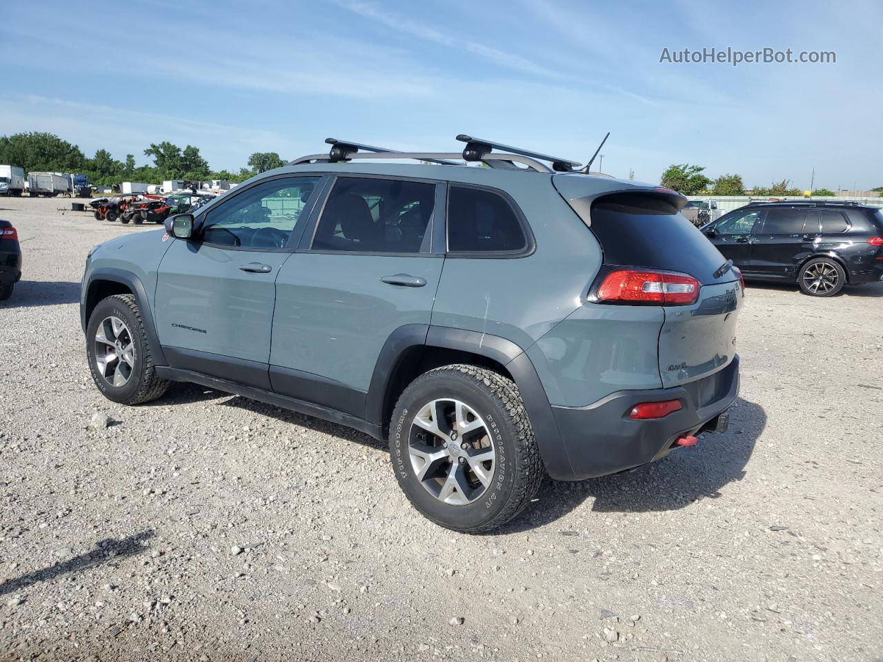 2014 Jeep Cherokee Trailhawk Charcoal vin: 1C4PJMBS5EW284814