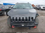 2016 Jeep Cherokee Trailhawk Gray vin: 1C4PJMBS5GW352502