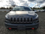 2016 Jeep Cherokee Trailhawk Charcoal vin: 1C4PJMBS6GW142166