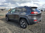 2016 Jeep Cherokee Trailhawk Charcoal vin: 1C4PJMBS6GW142166