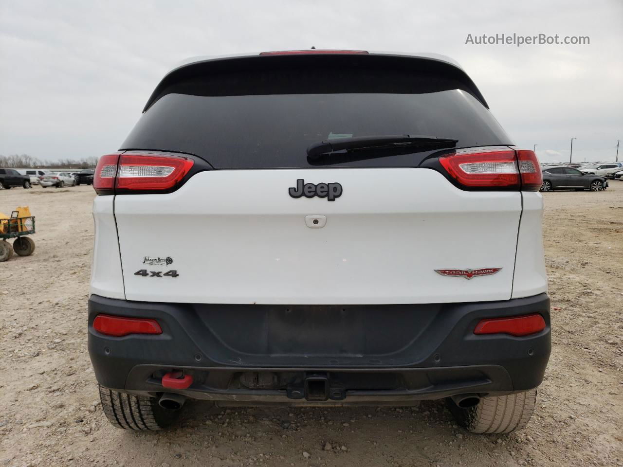 2014 Jeep Cherokee Trailhawk Белый vin: 1C4PJMBS7EW140262