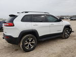 2014 Jeep Cherokee Trailhawk White vin: 1C4PJMBS7EW140262