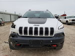 2014 Jeep Cherokee Trailhawk White vin: 1C4PJMBS7EW140262