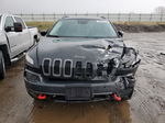 2014 Jeep Cherokee Trailhawk Black vin: 1C4PJMBS7EW285611