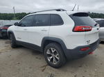 2015 Jeep Cherokee Trailhawk White vin: 1C4PJMBS7FW512264