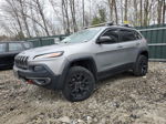 2015 Jeep Cherokee Trailhawk Серебряный vin: 1C4PJMBS7FW625843