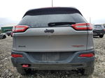 2015 Jeep Cherokee Trailhawk Silver vin: 1C4PJMBS7FW625843