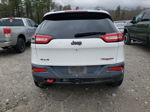 2015 Jeep Cherokee Trailhawk White vin: 1C4PJMBS7FW674685