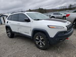 2015 Jeep Cherokee Trailhawk White vin: 1C4PJMBS7FW674685