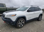 2015 Jeep Cherokee Trailhawk White vin: 1C4PJMBS7FW674685