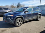 2014 Jeep Cherokee Trailhawk Синий vin: 1C4PJMBS8EW160522